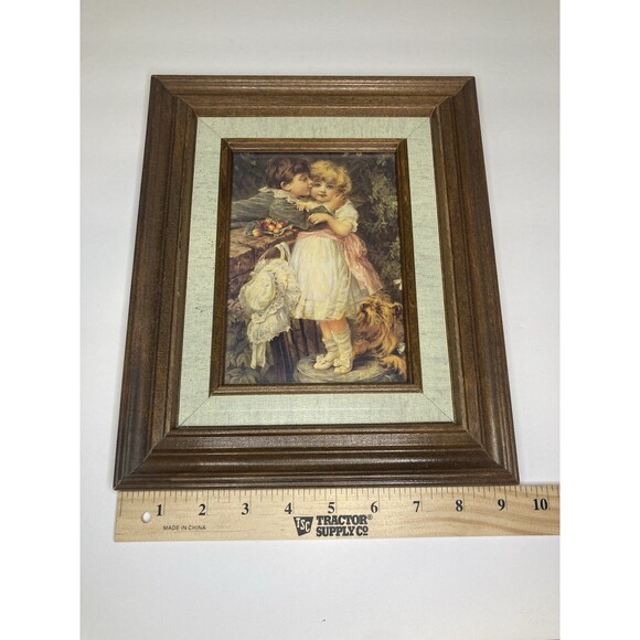 Victorian Cottage Over The Garden Wall Frederick Morgan Repro Framed Wall Art - Picture 2 of 5